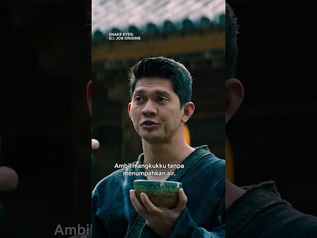 Skill Henry Golding Diuji sama Iko Uwais Pake Mangkok | Snake Eyes: G.I. Joe Origins | #shortsvideo