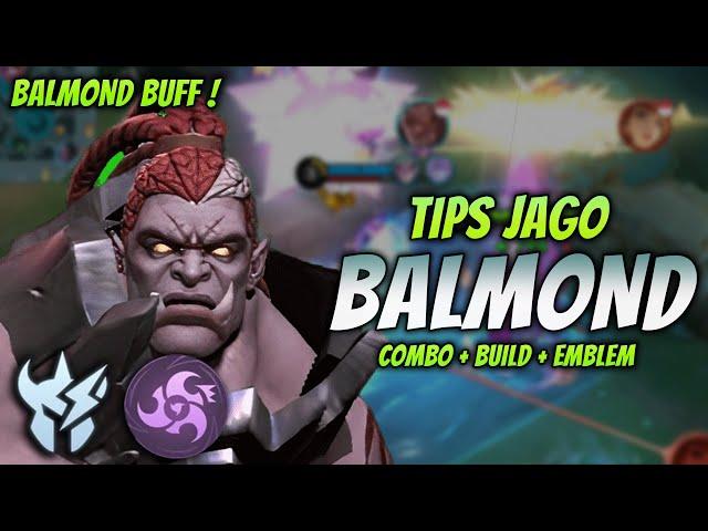 CARA MAIN BALMOND BUFF ! BUILD & EMBLEM BALMOND TERBARU 2023 ! | BALMOND JUNGLER GAMEPLAY