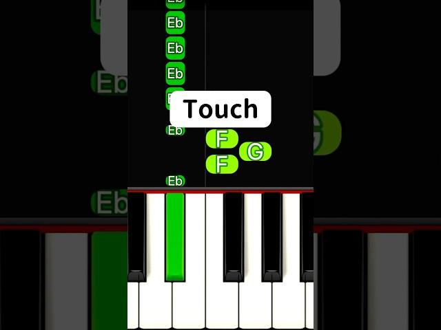 Touch (Piano Tutorial) #TikTok