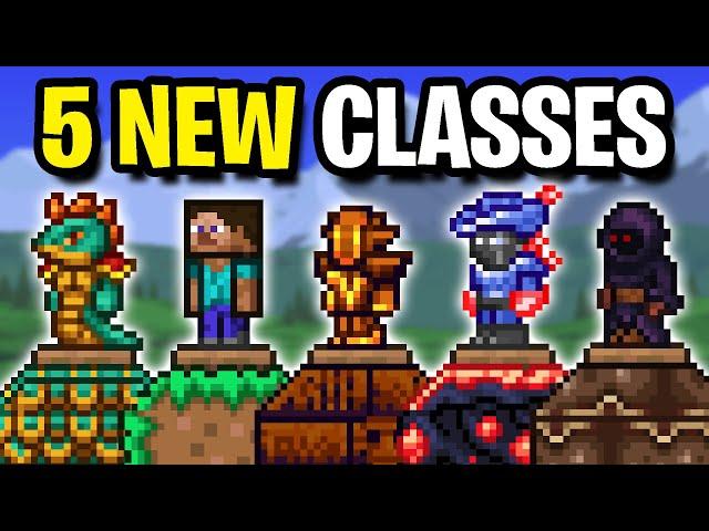 I Added 5 NEW CLASSES to Terraria