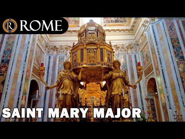 Rome guided tour  Basilica of Saint Mary Major [4K Ultra HD]