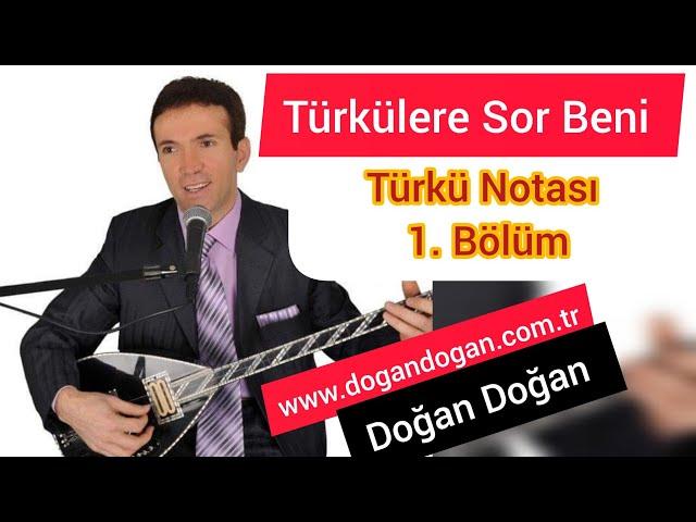 Sıfırdan Bağlama Dersi Saz Dersi Türkülere Sor Beni, Solfej ve Notaları Kısa Sap