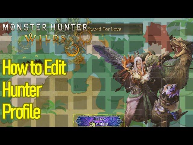 Monster Hunter Wilds how to edit hunter profile, customization options