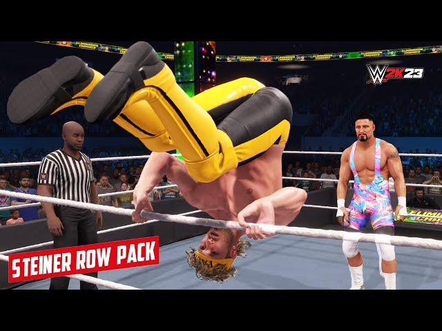 WWE 2K23 - Steiner Row DLC Pack All New Moves (Over 30 Moves)