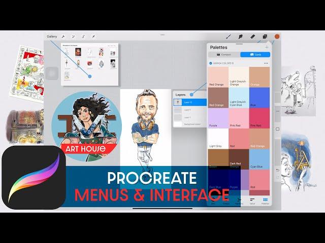 Procreate Menus & Interface: A Beginner’s Guide | Marsden’s Art House 