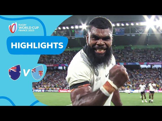 Fiji make HISTORY! |  Australia v Fiji | Rugby World Cup 2023 Highlights