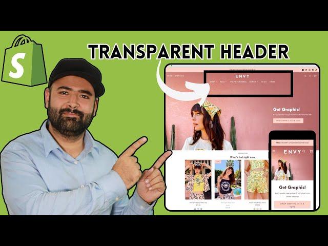 How To Show Transparent Header in Dawn Theme V13 [2024]