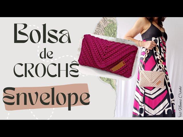 Vídeo Aula Bolsa/Clutch Envelope fácil em fio náutico