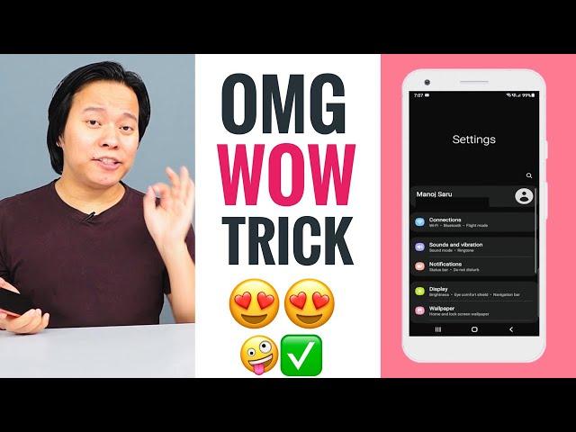 OMG WOW TRICK  for Android Smartphone Users #Shorts