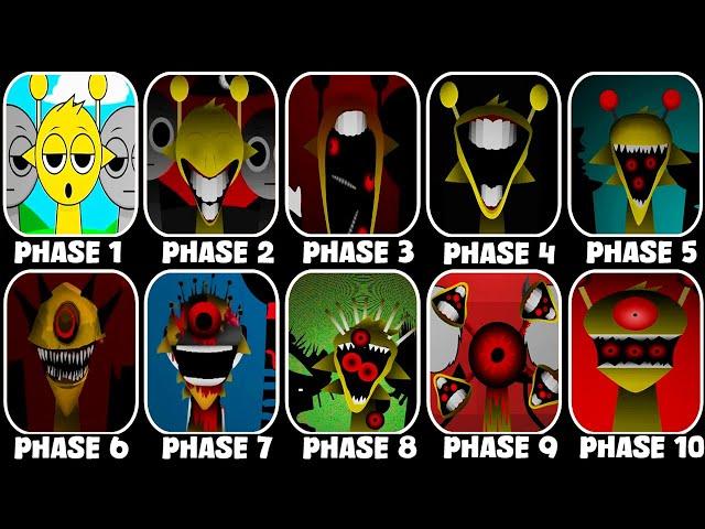 Phase 1 VS Phase 2 VS Phase 3 VS Phase 4 VS Phase 5 VS Phase 6 VS Phases 7-10 in Incredibox Sprunki!