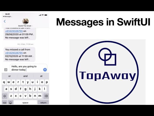 How To Send Messages to Phone Numbers in SwiftUI