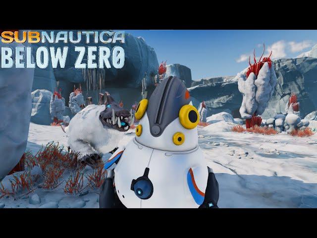 Subnautica Below Zero How to get Snow Stalker Fur with the Spy Pengling