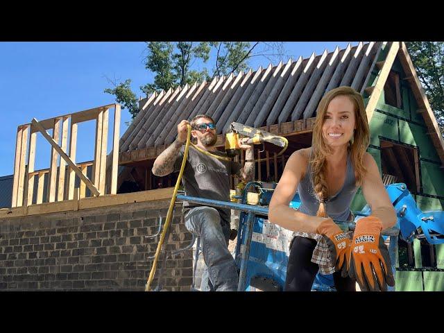 Building on Concrete Block Walls | Complete Subfloor + Framing