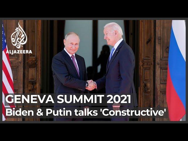 Biden, Putin conclude Geneva summit after hours of talks