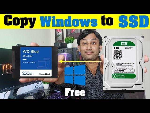 Copy Windows to SSD Drive. Migrate Windows or clone Windows to SSD