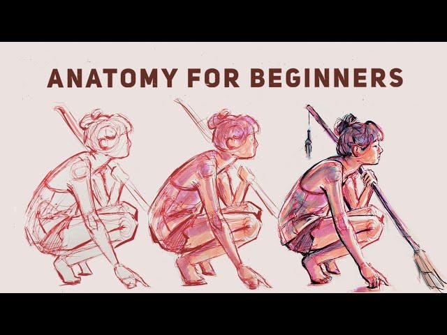 Anatomy tutorial for beginners + pose practice