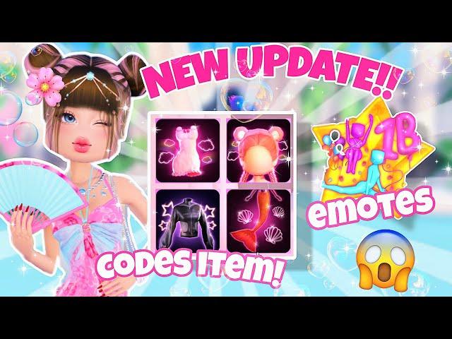 SUMMER UPDATE IN DRESS TO IMPRESS! NEW CODES, ITEMS & MORE!️