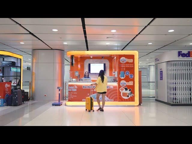 SmileWIFI Rental Pocket Wifi Services  Suvarnabhumi Airport Thailand  #Open24Hrs