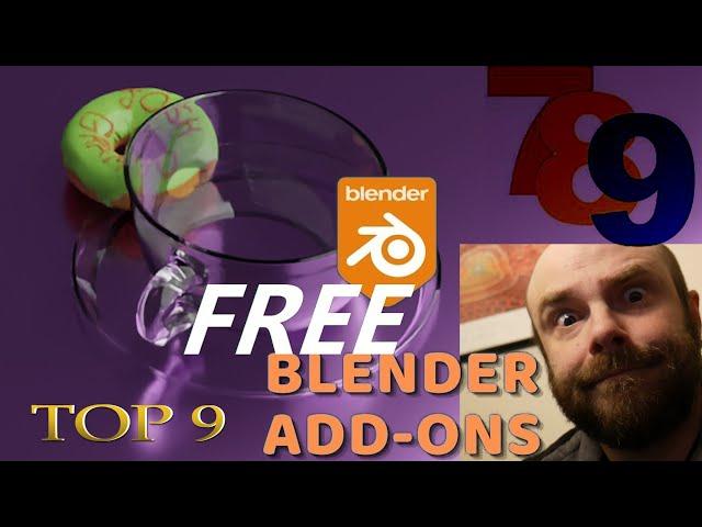 Top 9 FREE Blender Addons (7,8,9)  |  Part-1