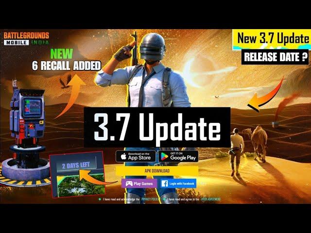 FINALLY  BGMI 3.7 UPDATE CONFIRM RELEASE DATE  | BGMI ME NEW UPDATE KAB AAYEGA ? |BGMI 3.7 FEATURES