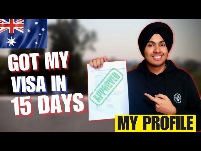 Got My Australian Student Visa In Just 15 Days| Full story.