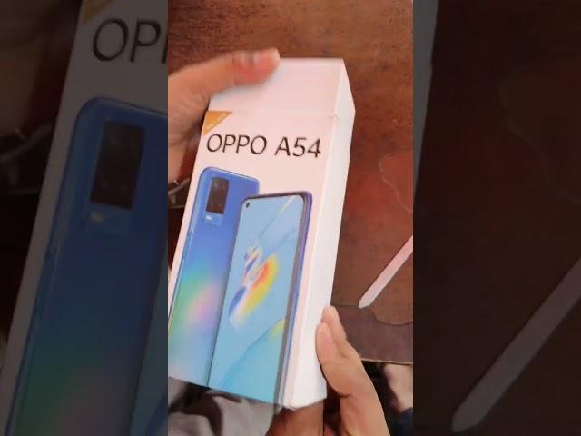 Oppo A54  Unboxing First look New model best Phone Best Colour # Shorts Video