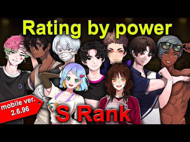 S Rank players. Rating by power. S rank Characteristics. The Spike. Volleyball 3x3