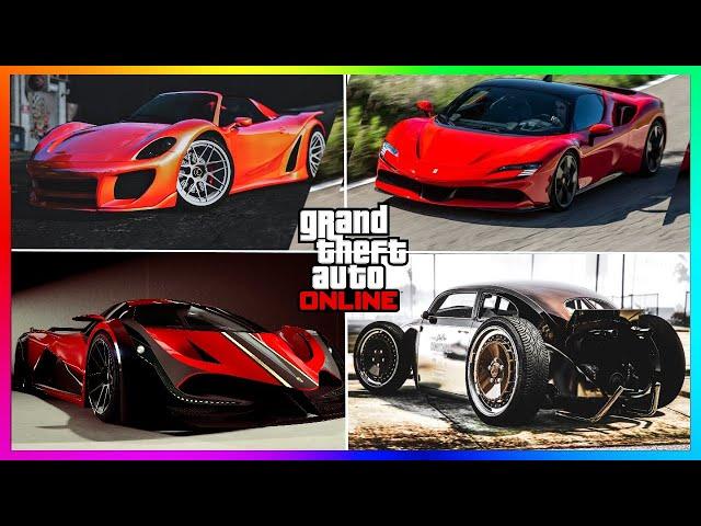 TOP 10 FASTEST CARS IN GTA 5 ONLINE! (UPDATED 2024)