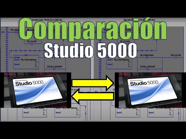 RSlogix Studio 5000 Compare Tool, como comparar dos programas de PLC