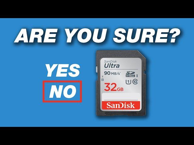 How To Format SD Memory Cards (On Any Camera!)