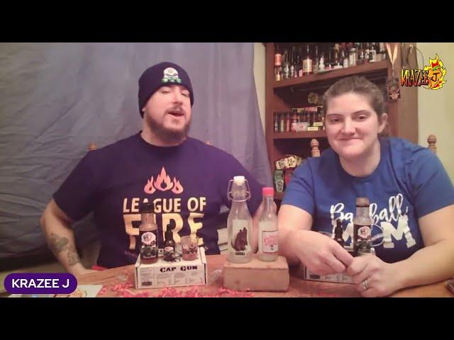 Krazee J and Spicy Wifey VS. the CAP GUN CHALLENGE #leagueoffire #thetexashotspot #KrazeeJ