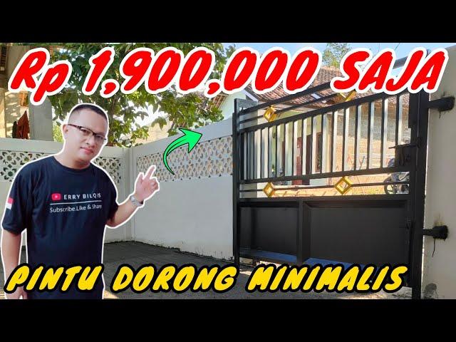 Pintu pagar minimalis harga ekonomis cuma 1,900,000 yu di order