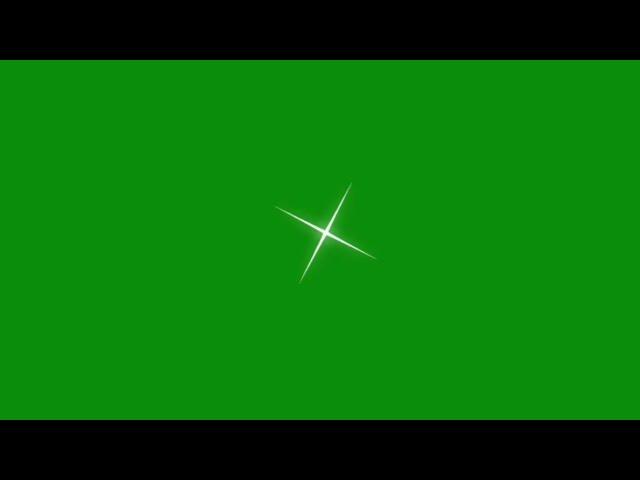 star twinkling green screen video, teeth shining green screen video