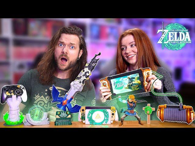 I Buy "My Girlfriend" WEIRD ZELDA Nintendo Switch Accessories!