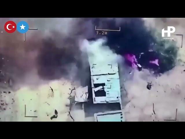 Exclusive Footage: Akıncı Drone Eliminates Hundreds of Al-Shabaab Militants in Somalia