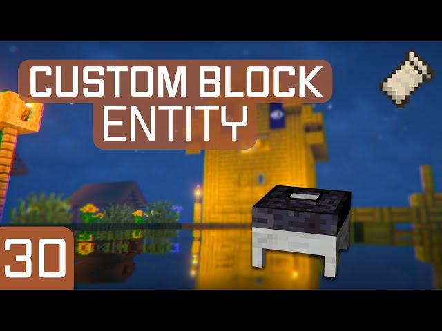 Fabric Modding Tutorial - Minecraft 1.20.X: Block Entity | #30