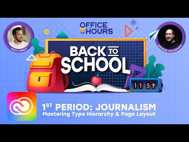 Office Hours: Back to School - Mastering Type Hierarchy & Type Layout | Adobe Creative Cloud