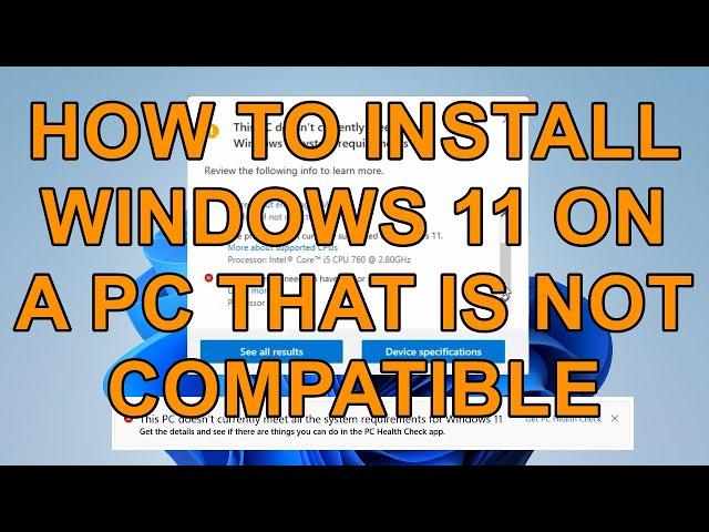 How to Upgrade Windows 10 to 11 If Microsoft Say your PC is not compatible (NEW October 21 Update)