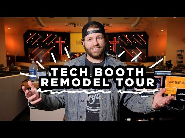 Tech Booth Remodel Tour - Ideas for Your Church