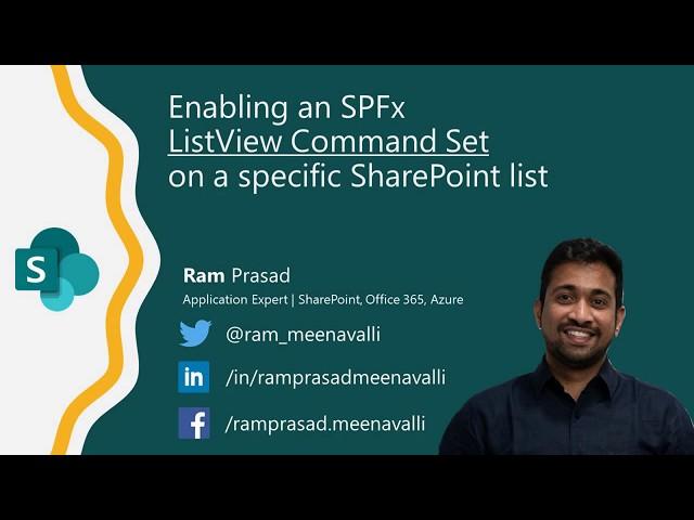 Enable an SPFx ListView CommandSet on a specific SharePoint list