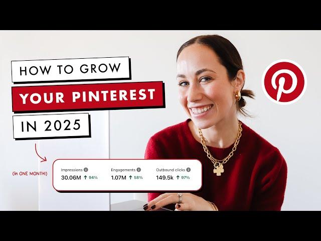 5 BEST Tips on How to Grow Pinterest in 2025 (I get 20+ million monthly views!) | By Sophia Lee