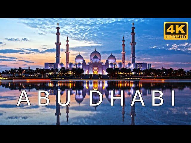 Abu Dhabi, United Arab Emirates 1 Hour 4k Drone Aerial Relaxation Film ,Calming Music .