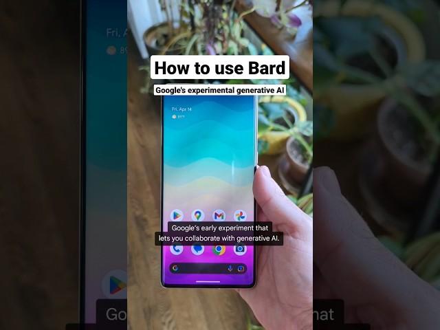 How to use Bard #shorts #ai #bard