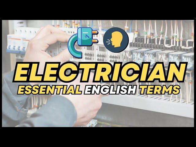 ️ Electrician: A Vocabulary Guide for Beginners! Essential Terms Explained #electrician #electric