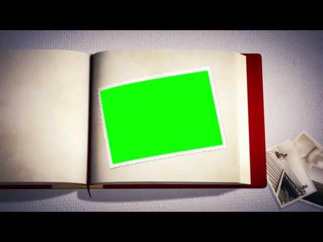 Photo Book Intro Green Screen