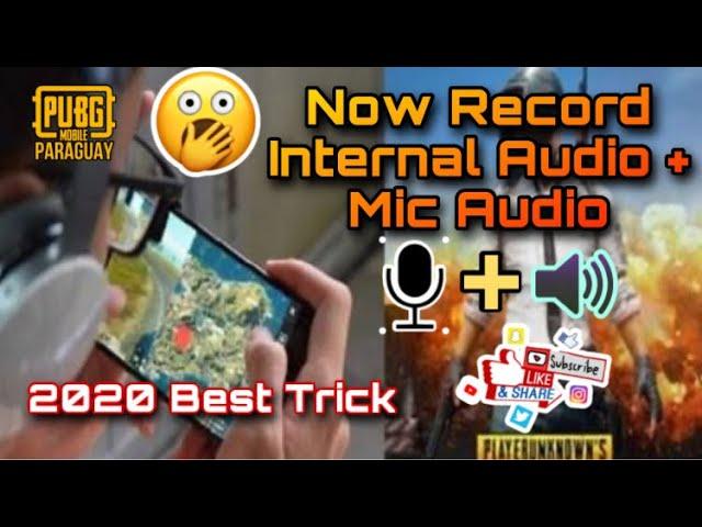 How To Record INTERNAL & EXTERNAL Audio While Recording PUBG !