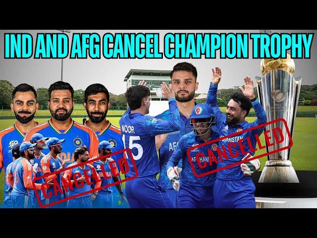 India and Afg will not travel to Pakistan for the Champions Trophy