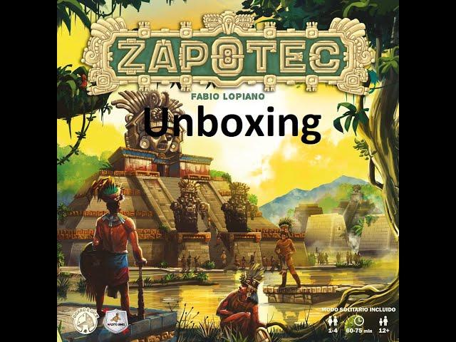 Zapotec - Unboxing - El club del dado