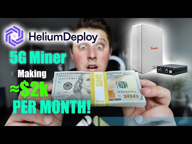 Helium 5G Miner Earning ≈$2000/Month $MOBILE! — Heliumdeploy.io