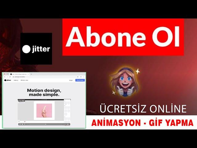 Animasyon Gif Yapma  Programı  Ücretsiz Jitter